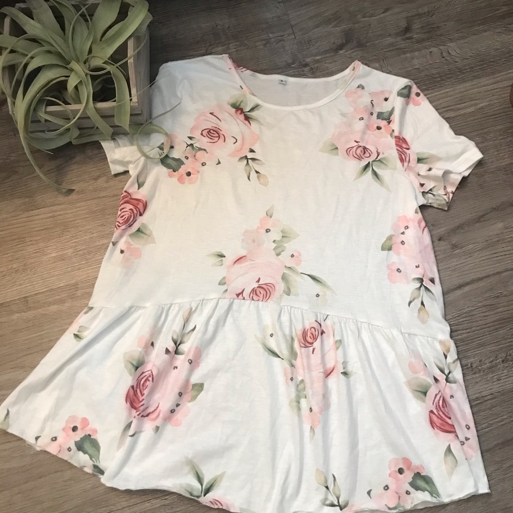 Amazon Adorable Floral Peplum